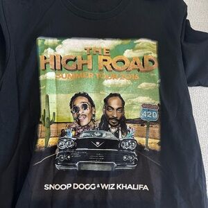Wiz Khalifa/Snoop Dogg The High Road Tour Vintage T